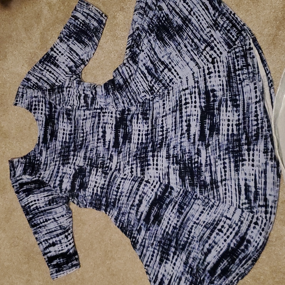 Torrid twirly tie dye reversible dress